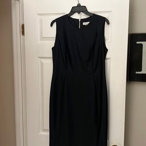 Calvin Klein size 10 blue denim color dress